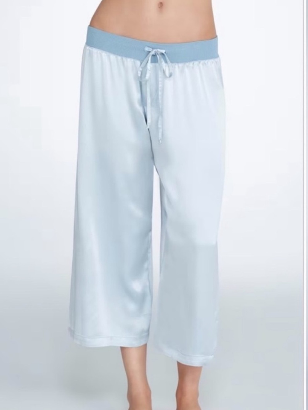 PJ Harlow Jolie Capri Satin Pants L